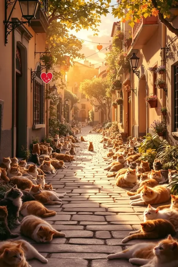巷子里的猫 电影海报 - 小收影院